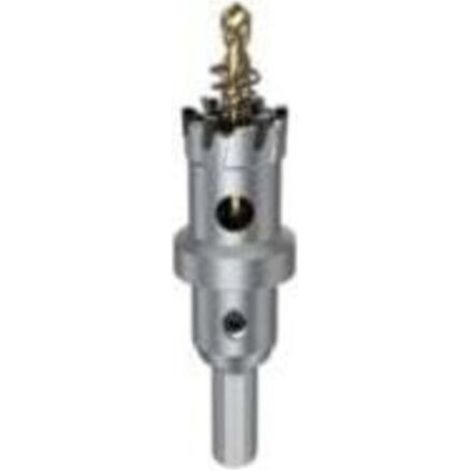 Scie cloche en métal de 22 mm, coupe-trou TCT avec forets pilotes, foret en carbure cémenté robuste pour fer, acier inoxydable, plastique, cuivre (1/4)