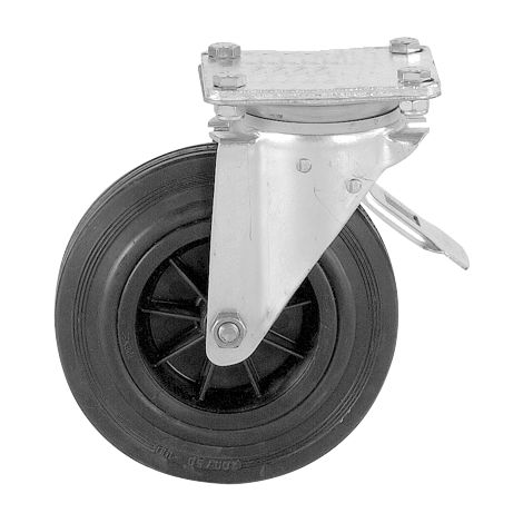 TUBESCA-COMABI - Roue 200mm pour échafaudage de maçon M49 - Réf: 04599004