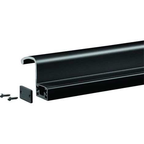 Tirador interior de perfil 2500 mm GROOM para GRS300 - Negro 9005 - GRS398005