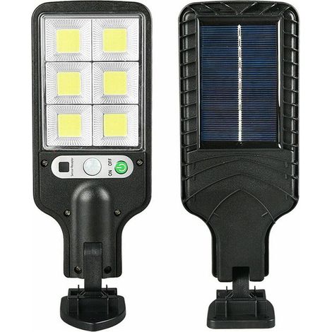 Applique murale solaire LED à détecteur de mouvement pour la sécurité des murs, jardins et rues. (1/5)