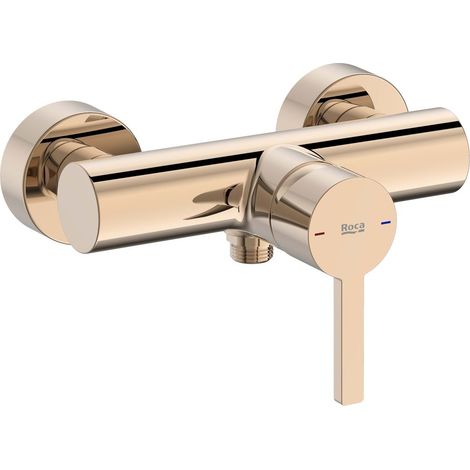 Mitigeur douche NAIA mural - Rosa gold - Roca - A5A2196RG0 (1/2)