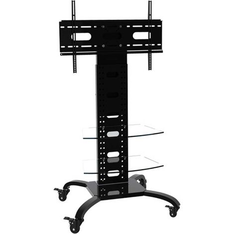 Techly Supporto a Pavimento con 2 Mensole Trolley TV LCD/LED/Plasma 32-70'' (1/5)