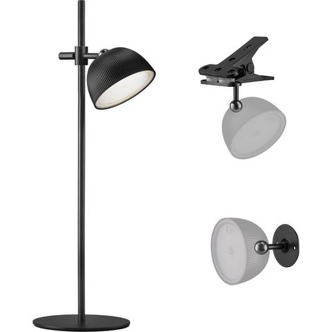 Lampada da tavolo led ricaricabile IP54 mod. Magnetika colore nero (1/2)