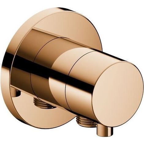 Valvola a 3 vie deviatrice IXMO DN 15, UP, con maniglia IXMO Rosone comfort rotondo bronzo lucido KEUCO