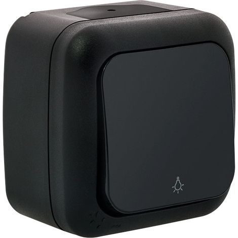 Poussoir étanche noir (1/2)