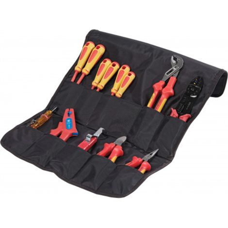 Isolierte Werkzeuge 1000 Volt - 14 Werkzeuge Buch in Tasche SAM OUTILLAGE - CP-14ELEC