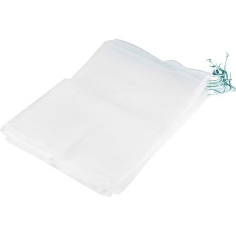 50 sacs filet de protection pour fruits et plantes, avec cordon de serrage anti-insectes, 30x20 cm, outil de jardin (1/5)