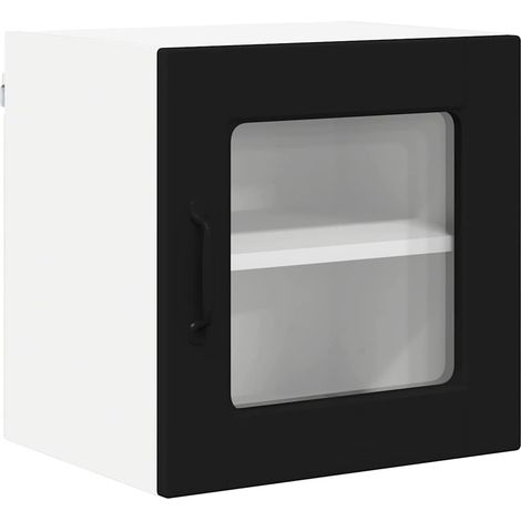 Meuble mural de cuisine,Armoire de cuisine Noir 40 x 31 x 40 cm Bois d'ingénierie CFW99339 (1/5)