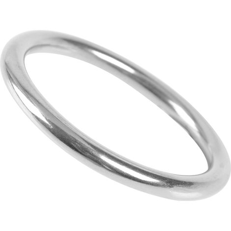 Joint torique soudé en acier inoxydable 304 (05045 Diamètre extérieur 5 mm Diamètre intérieur 45 mm) Accessoire de plongée pour animaux (1/5)