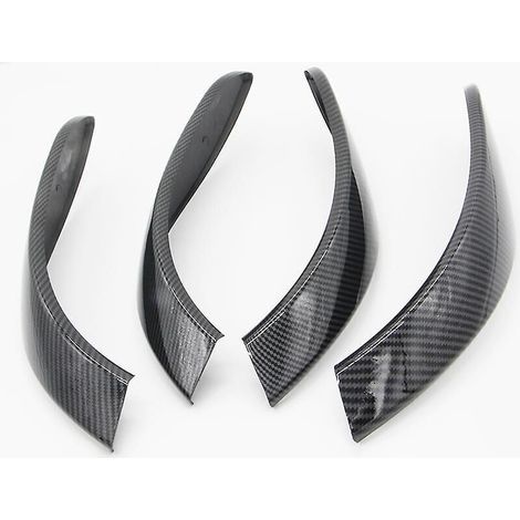 Garniture intérieure en fibre de carbone pour poignée de porte – compatible BMW Série 3 F30/F31 (2013–2017), F34 GT (2014–2017) et Série 4 (1/4)
