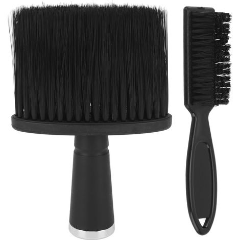 Pinceau de rasage doux en nylon, poils souples, manche ergonomique, idéal pour barbe, cou et visage (1/5)