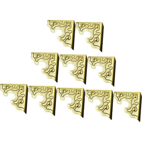Lot de 20 protections d'angle vintage, motif chinois antique (1/4)