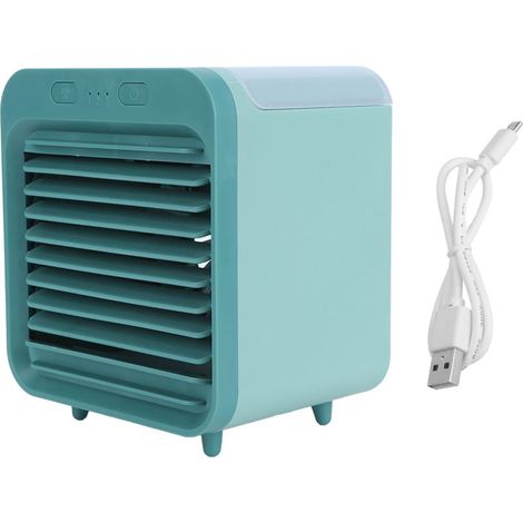 USB-wiederaufladbarer Tischventilator mit 200 ml Sprühnebel, tragbare Mini-Klimaanlage, Sommer-KZQ (1/4)