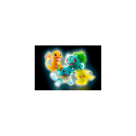 Teknofun Lámpara de pared Pokémon neón amarillo 53 cm