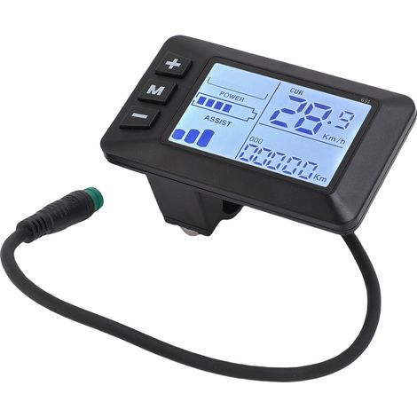 Écran LCD pour vélo électrique, connecteur étanche à 5 broches, régulation précise de la vitesse, panneau de commande pour scooter électrique (1/5)