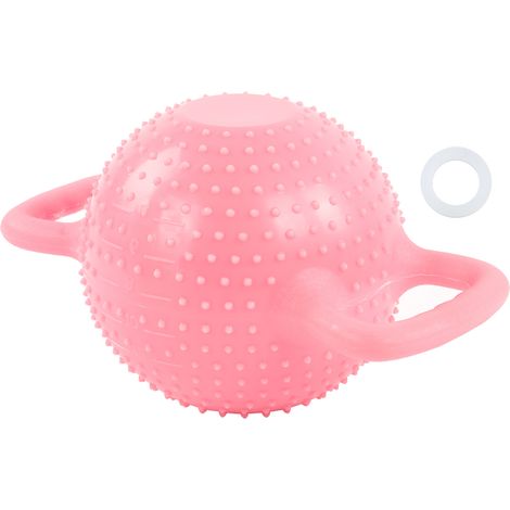Seau d'eau yoga kettlebell rempli d'eau double poignée ajustable outil sport domestique rose (1/5)