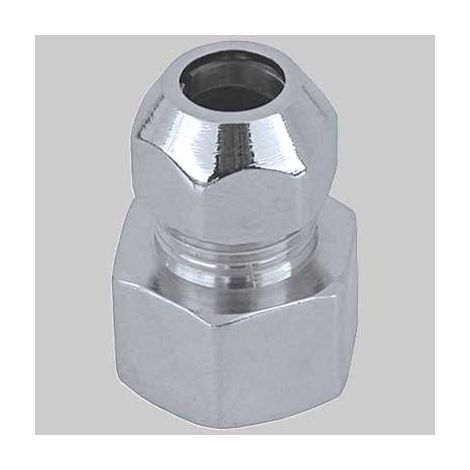 NIPLES FEMMINA PER CANNETTE CROMATO  3/8x10     RINALDI E PETTINAROLI