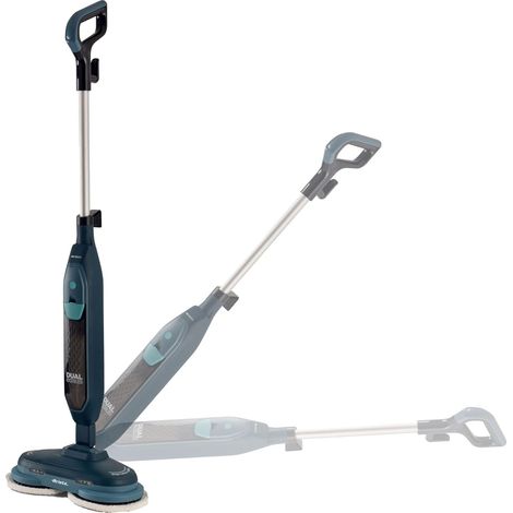 Ariete 4178 Dual Steam Scrub – Scopa a Vapore con Panni Rotanti, 1200W, 2 Velocità, Serbatoio 400cc, 4 Panni Inclusi, Blu (1/5)