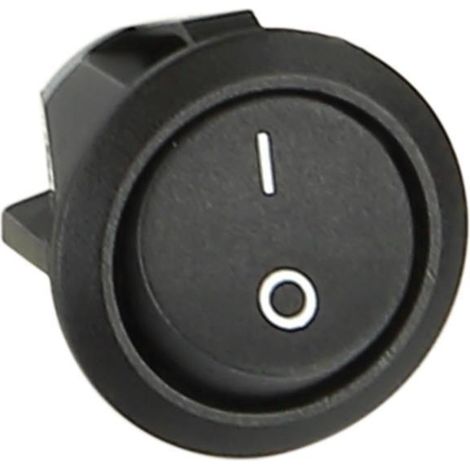 Interrupteur On-Off Noir 250V 10A