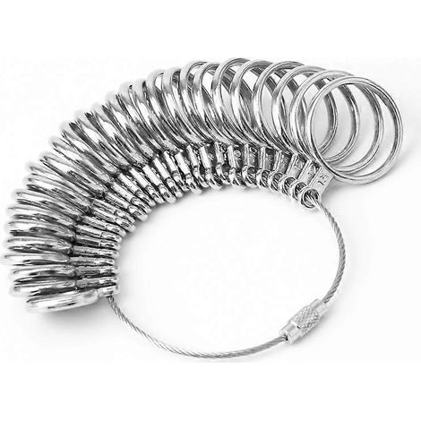 Metallring-Messwerkzeug, Ringgrößenmesser, Damen-Ehering-Messlehre