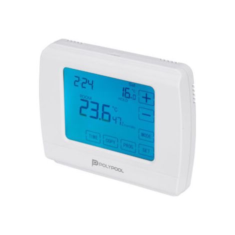 Cronotermostato Digital Táctil Poly Pool PP1467 Blanco