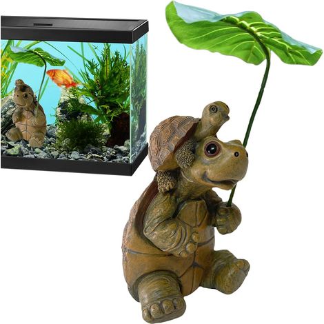 Figurines de Tortues Marines Décor de Tortue Marine pour Aquarium,Décor en (1/5)