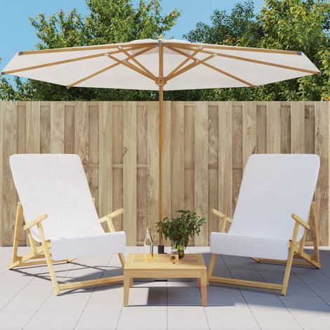 2-teiliges weißes Strandtuchset, 60 x 135 cm, 400 g/m² Stoff (1/5)
