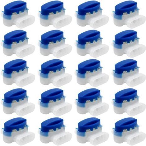 20 Pièces Connecteurs de Câble Connecteurs 314 Connecteurs de Câble Remplis de Gel Résines Terminal Blocks Connecteur Étanche Raccords de Câbles