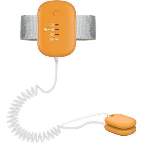 Allarme bagnatura del letto - Dispositivo di avviso, unità di ricarica USB Sensore ad alta sensibilità, modalità di vibrazione sonora, strumento per usare il vasino, allarme per bambini, (1/5)