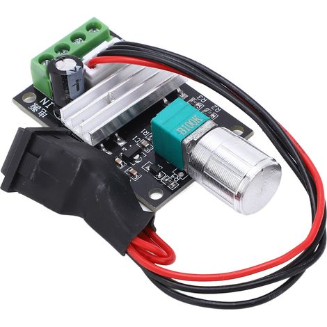 Régulateur Vitesse Moteur Variateur PWM interrupteur réglable DC 6V-28V 3A rotation CW CCW (1/5)