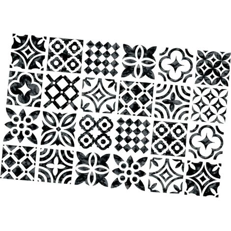 Peinture Murale Descalier Moderne - Autocollants Imitation Carrelage Et Décoration Murale Amovible (1/5)