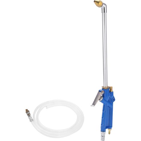 Pistolet de lavage auto en acier avec flexible de 120 cm, universel pour conduits d'huile et moteur (1/5)