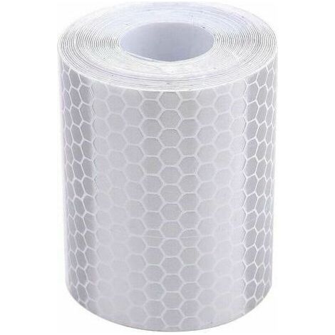 Green Mobility-Bande réfléchissante, Largeur de 5cm X Longueur de 3m, Automobile Moto réflecteurs de Camion de Tracteur de remorque, Avertissement de sécurité Avertissement (Blanc) (1/4)