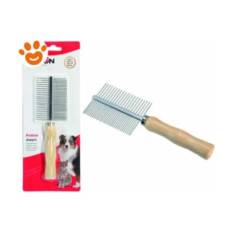 Camon Dog&Cat Pettine Doppio - Confezione 1 Pezzo - Igiene Cane