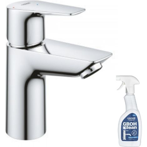 GROHE Quickfix Start Edge mezclador de lavabo tamaño S cromo + limpiador GrohClean (1/5)