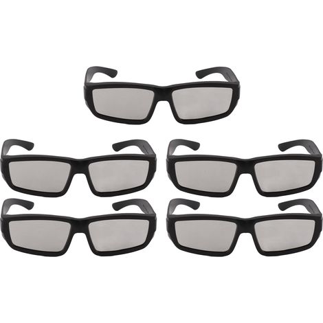 Lot de 5 lunettes d'éclipse solaire, filtres sécurisés pour observation directe du soleil, protection oculaire contre les rayons nocifs, lunettes de sécurité solaires (1/5)
