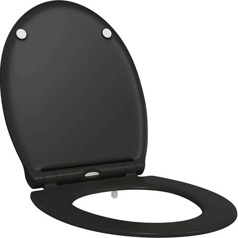 Toilette à relâchement rapide adaptée pour le siège Noir CFW37303 (1/5)