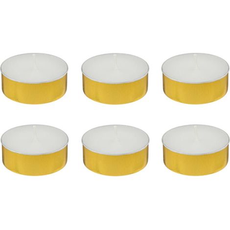 Lot de 6 Bougies Chauffe-Plat Parfumées "Izor" 3,7cm Fleur de Coton (1/2)