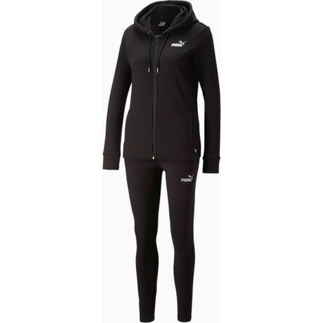 Puma Metallic TR Damen-Trainingsanzug, schwarz, 67370101 r XS (1/3)
