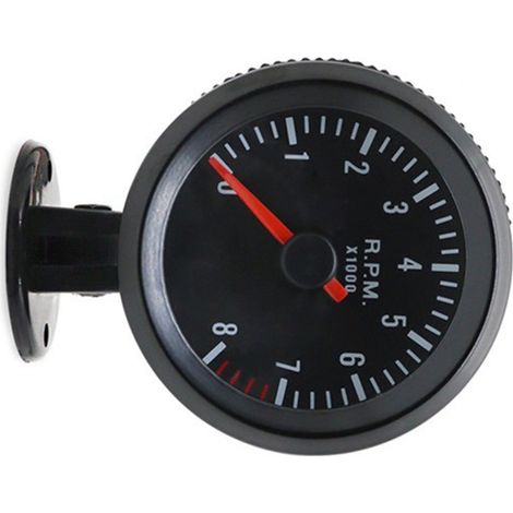 Two colors: Black Materials: Plastic and metal Motor vehicle tachometer, instrument tachometer 0---BIEMMEDUE (1/5)