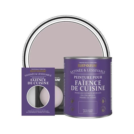 Peinture pour Faïence de Cuisine, Finition Satinée - Lilas (1/3)