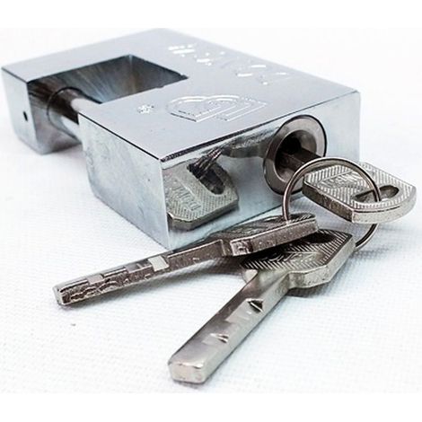 Cadenas Anti-effraction En Acier Trempé Pour Pêne De Portail 60 Mm