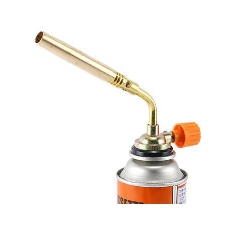 Torche à gaz butane – Brûleur à flamme pour soudage et barbecue – Allumage manuel – Cuivre et acier inoxydable, 50g/h (1/5)
