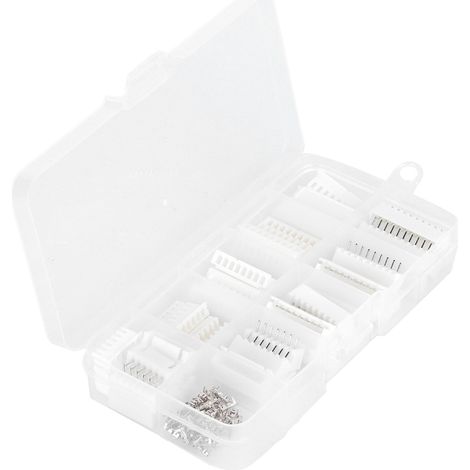 Kit d'adaptateur en plastique sans soudure à angle droit large avec connecteur en L et rallonge de terminal JST-XH (1/5)