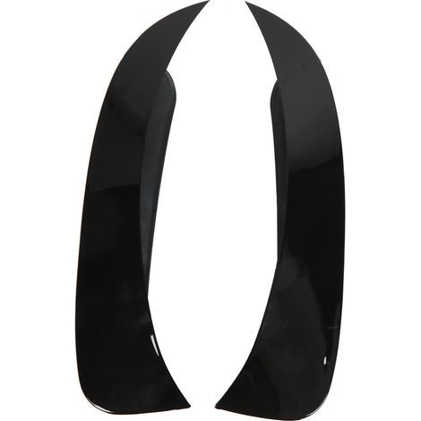 2 pièces Aileron de pare-chocs arrière Noir Brillant pour Mercedes Classe GLA X156 GLA200 260 GLA45 AMGLine 2013-2019 (1/5)
