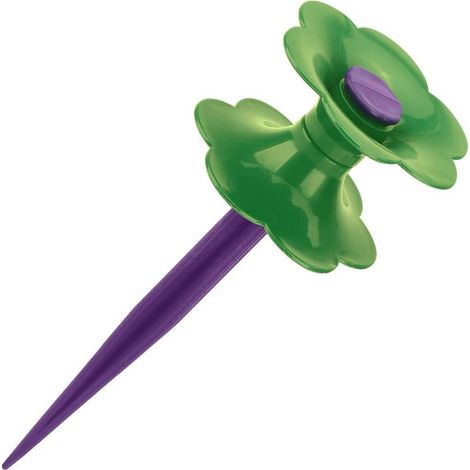 Piquets De Support De Guide De Tuyau D'Arrosage, Lot De 3 Clous De Guidage De Tuyau, Outil De Protection Des Plantes Pour La Protection Des Plantes, Patio, Jardin- Vert + violet (1/5)