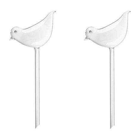 Grandes boules d'arrosage automatiques – globes d'arrosage en verre (lot de 2) – bulbes d'irrigation goutte à goutte (1/5)