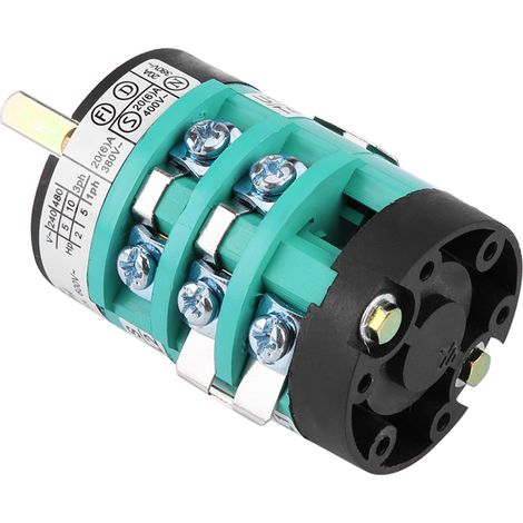 Interrupteur pédale 20A pour machine démonte-pneu 220V/380V, inverseur marche avant/arrière, contacteur table rotative, moteur (B) (1/5)
