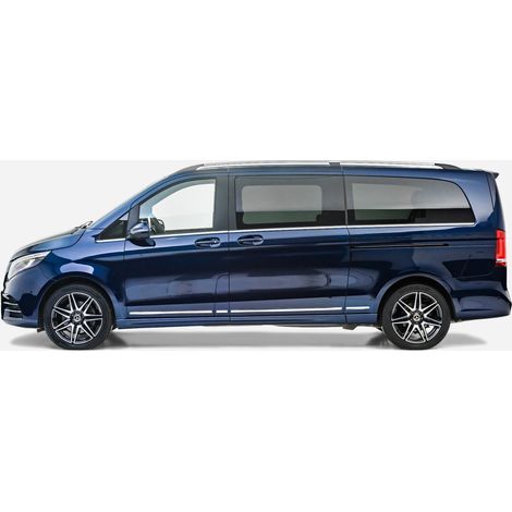 Baguettes de porte latérales chromées pour Mercedes Vito W447 (à partir de 2014)