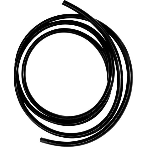 Tuyau flexible en silicone pour pompes d'aquarium et tuyaux à air, 15 mm x 19 mm x 2,5 m, noir (1/5)